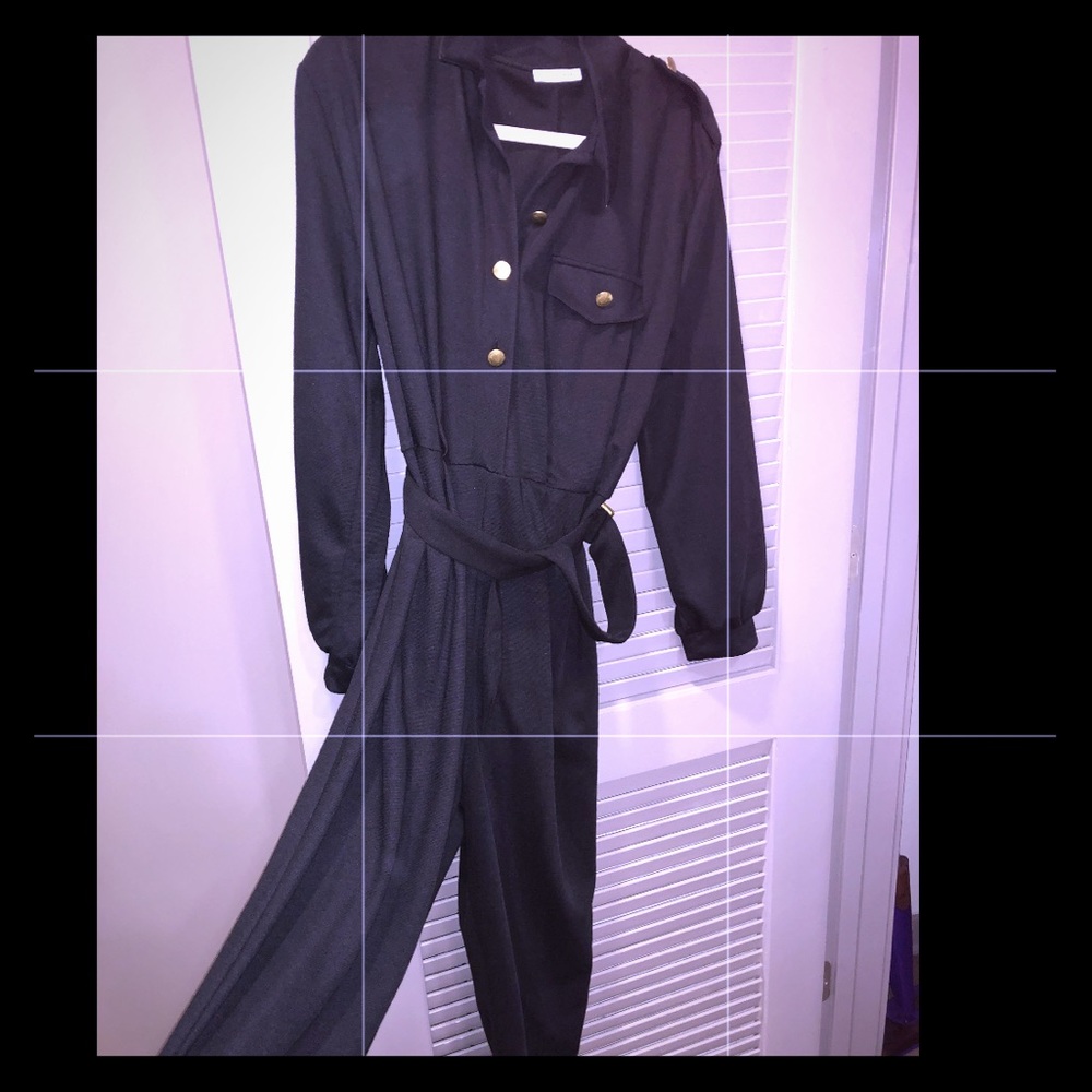 Zara black jumpsuit